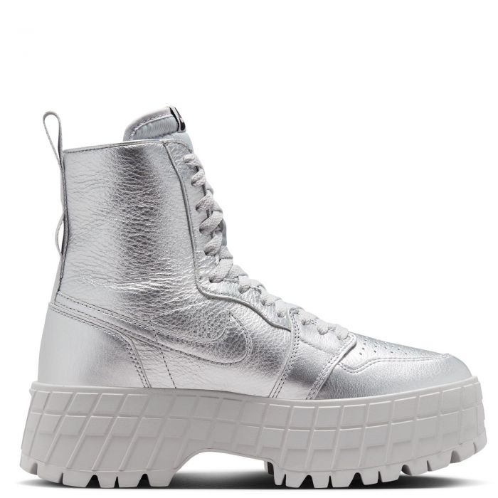 Air Jordan 1 Brooklyn Boots Metallic Silver/Neutral Grey
