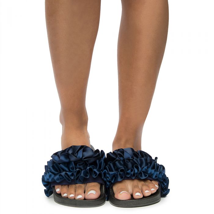 Women's Cozy-21M Slides Navy
