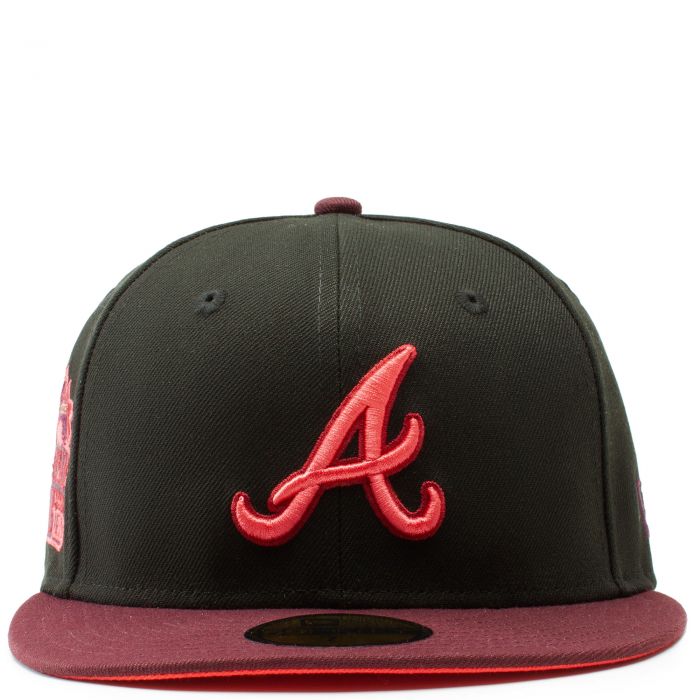 Atlanta Brave All Star Games 2000 Side Patch Red UV New Era Fitted Hat Black