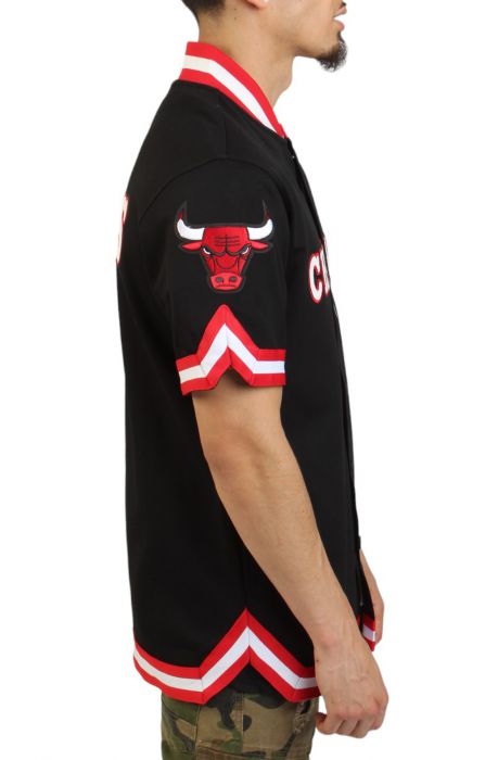 NBA Chicago Bulls Warm-Up Jersey  Black/Red
