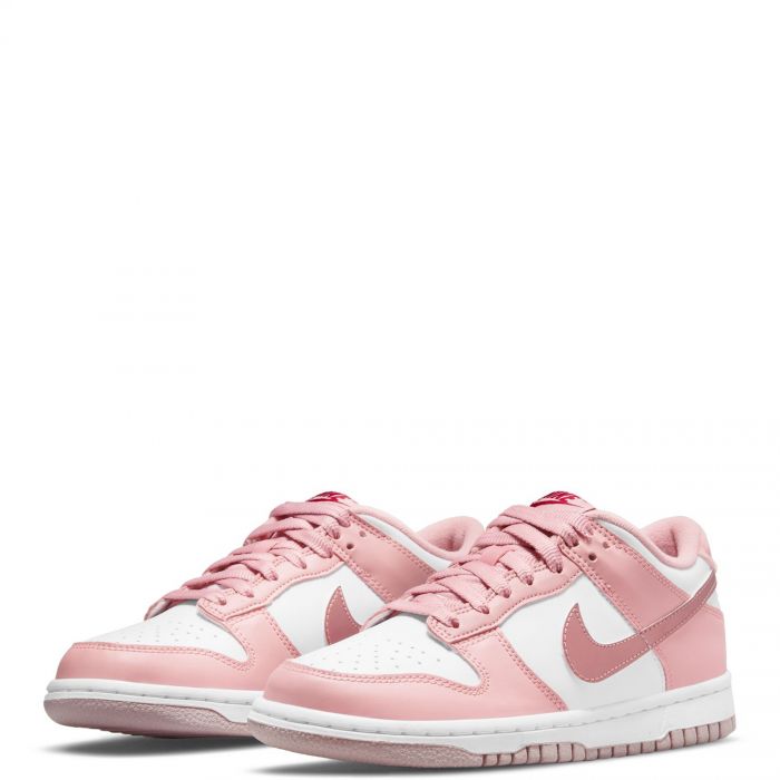 dunk low pink glaze white