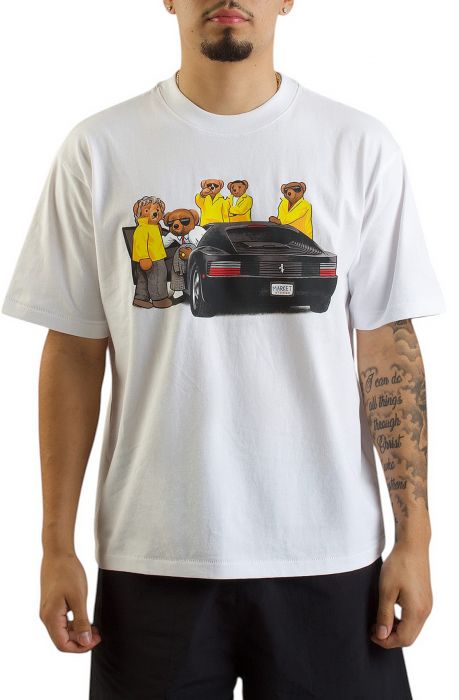 High Security Bear T-Shirt  White