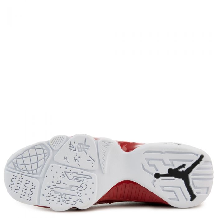 (GS) Air Jordan 9 Retro White/Black-Gym Red