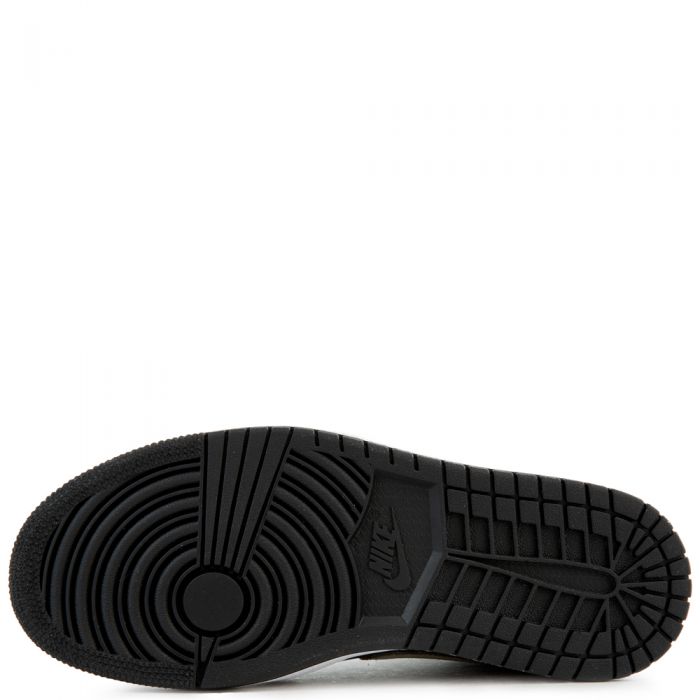 Women's Air Jordan 1 Mid Black-Trooper-Sequoia