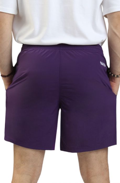 Los Angeles Lakers Multi Hit Nylon Shorts Purple
