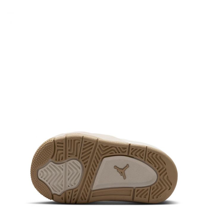 Toddler Jordan 4 Retro Cozy Girl Hemp/Lt Orewood Brown