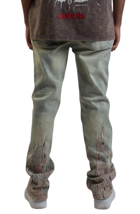 Dystopia Relaxed Denim Jeans Mechanical Blue