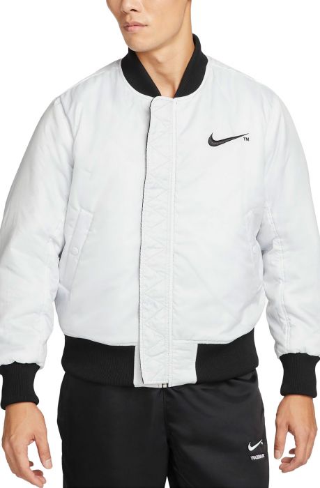 NIKE Sportswear Swoosh Therma-FIT Synthetic-Fill Bomber DD6055 010 - Shiekh