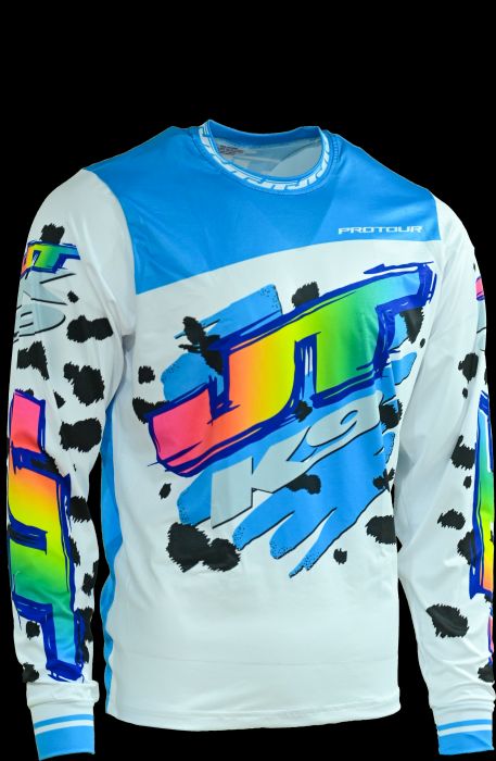 Dalmatian K9 Blue Jersey (Blue, White) Blue and White