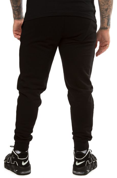 Logo Fleece Zanok Sweatpants Black
