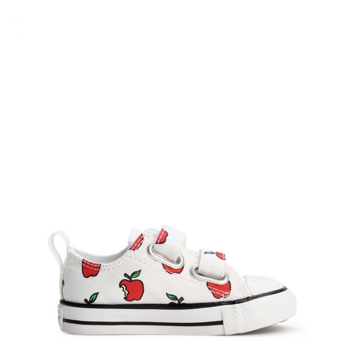 Toddler Chuck Taylor All Star Allover Apples Easy On White/Red/Black