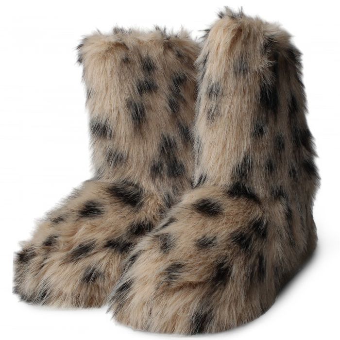 Melanie-21 Fur Boot  Multi color