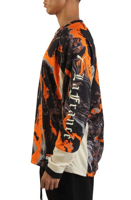 Lafrané Heem Moto Jersey Black/Orange/White