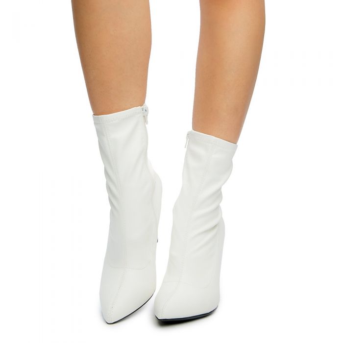 Women's Pledge-17m Bootie White/Red