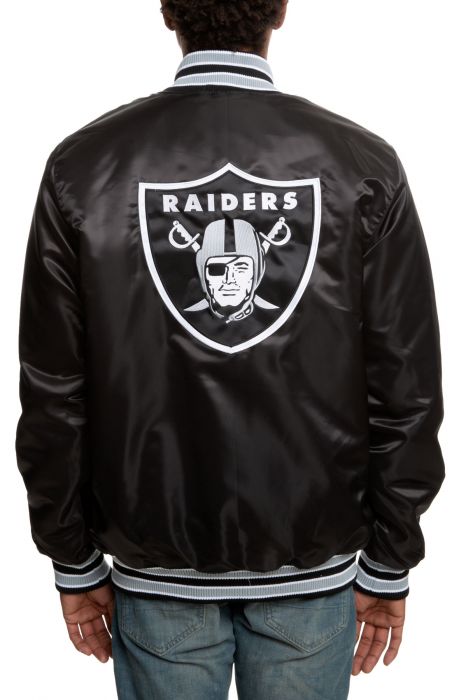 STARTER Oakland Raiders Varsity Jacket LS90E155-RAD - Shiekh