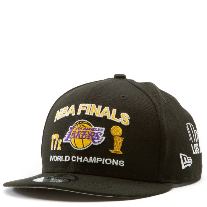 Los Angeles Lakers NBA Finals 9Fifty Snapback Hat Black