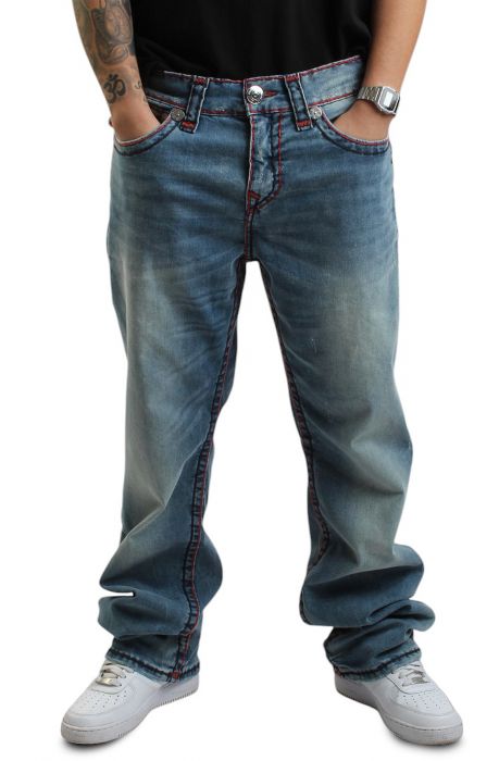 Ricky Super Triple Logo Denim Groton Light Wash
