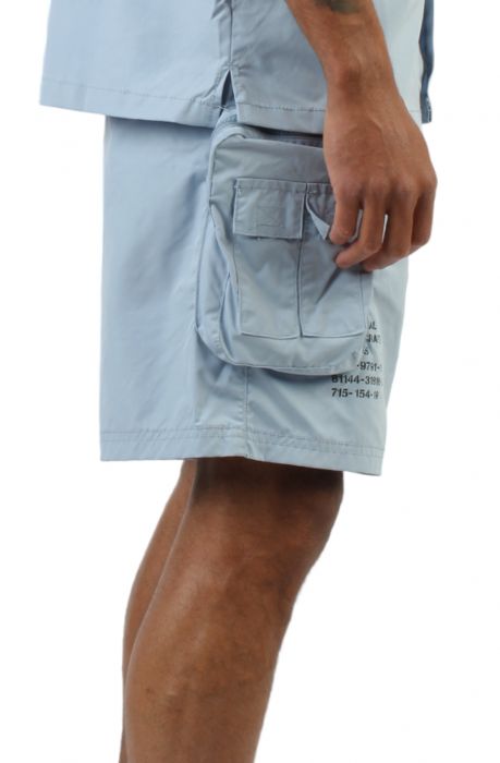 Cargo Utility  Shorts Pale Blue