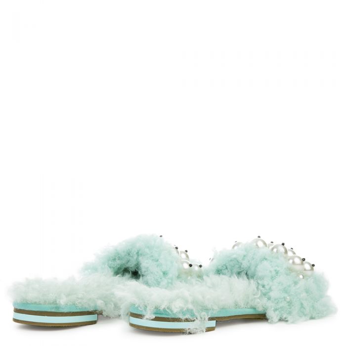 Cape Robbin Women's Evelyn-7 Mint Fury Sandal Mint