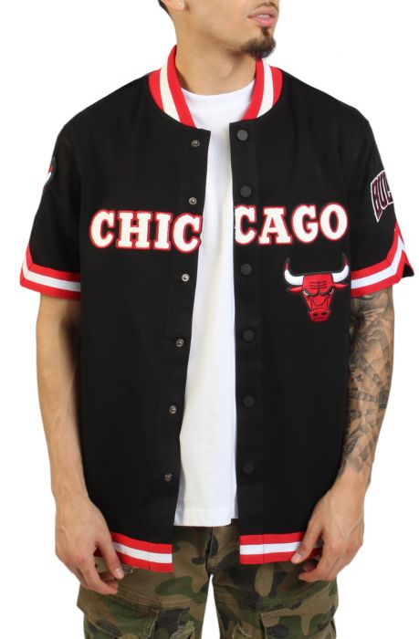 NBA Chicago Bulls Warm-Up Jersey  Black/Red