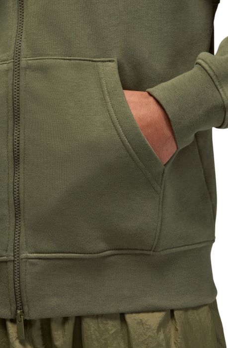 Brooklyn Fleece Full-zip Hoodie Medium Olive/Sail