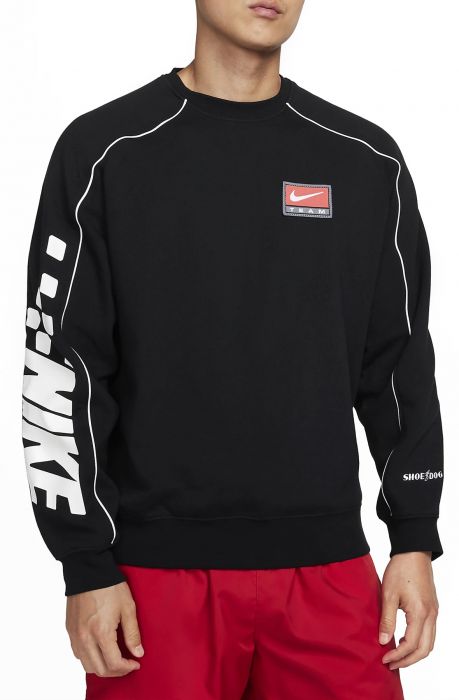 Sportswear Trend Fleece Crew Black/Lt Iron Ore/Iron Grey/White