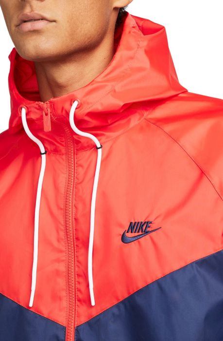 Sportswear Windrunner Hooded Jacket Midnight Navy/Lt Crimson/Midnight Navy