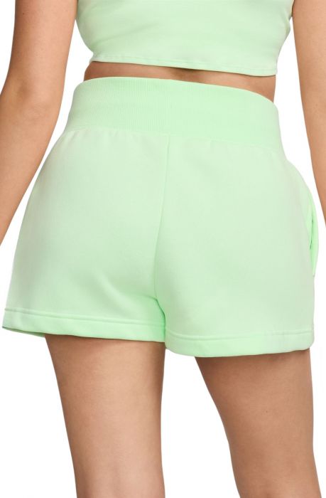 Sportswear Phoenix Fleece High-Waisted Loose Shorts Vapor Green/Sail