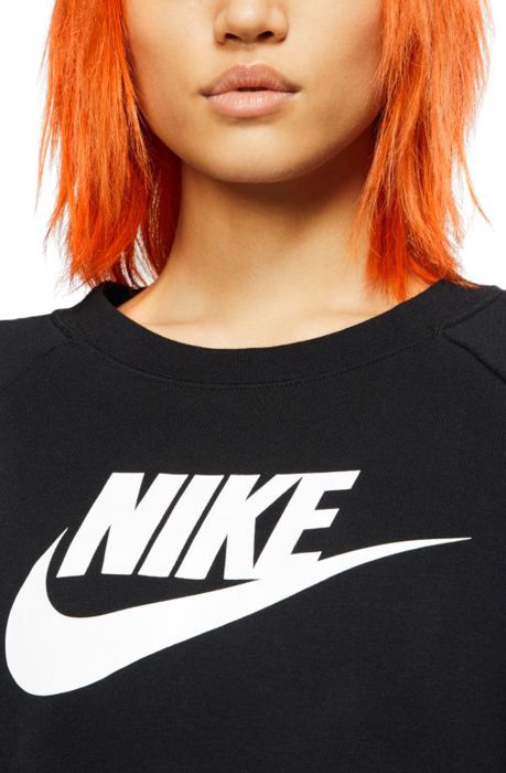 Sportswear Essential Fleece Crew Black/White