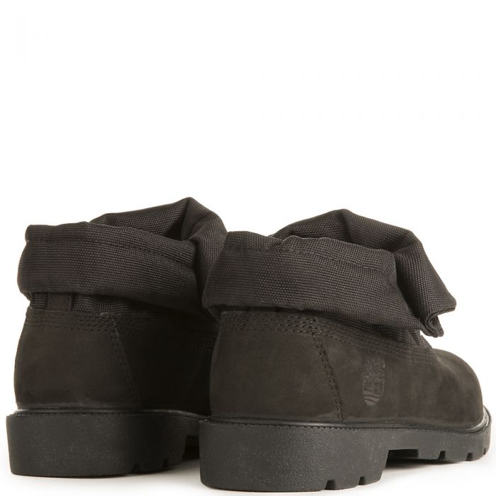 Junior Roll Top Boots Black