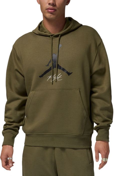 Jordan Essentials Fleece Hoodie Medium Olive/White/Black