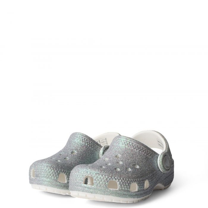 CROCS Toddler Glitter Clog 210985-100 - Shiekh