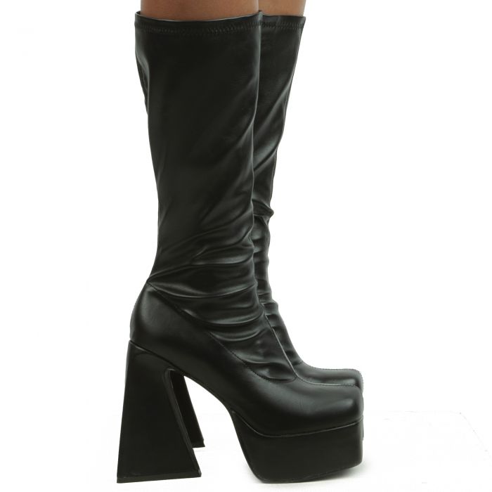 Lexana-02 High Heel Boot Black Bkpu