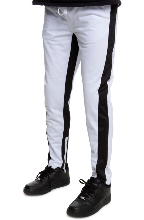 nike men's white track pants