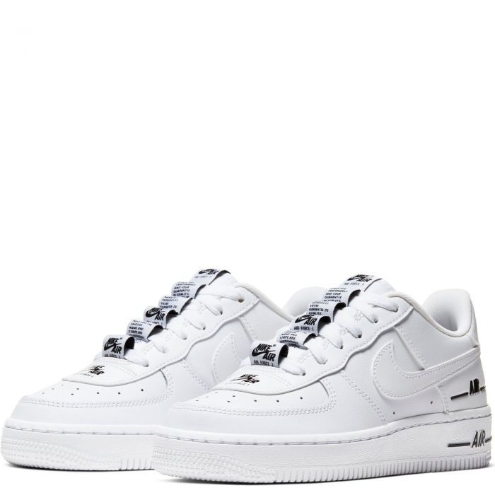 (GS) Air Force 1 LV8 3 White/White-Black