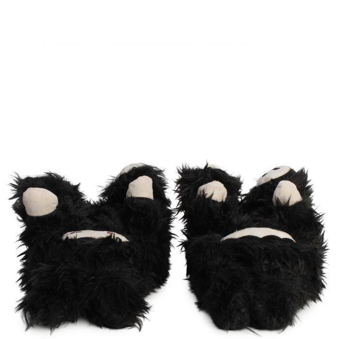 Doll Fuzzy Slippers  Black