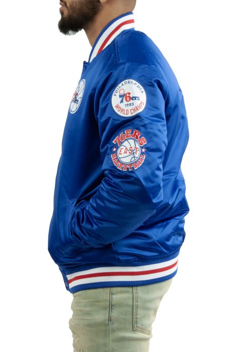 Champ City Satin Jacket Royal