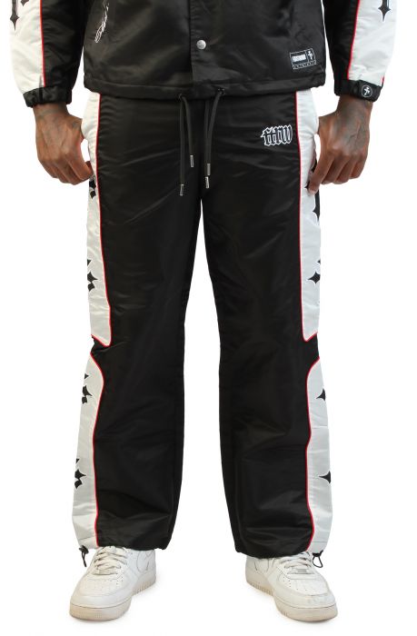 FIRST ROW Crosses Track Pants FRP4004-BLK - Shiekh