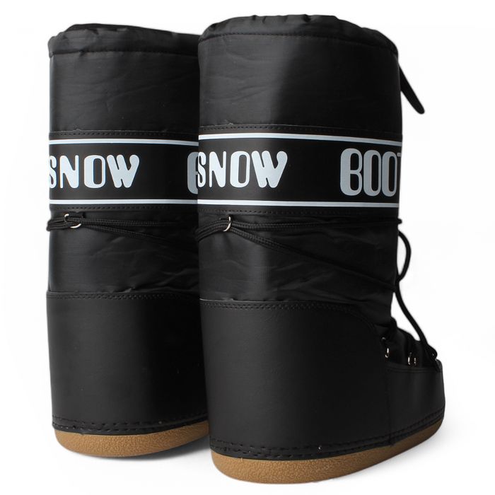 Jupiter-03 Fluffy Snow Boot  Black