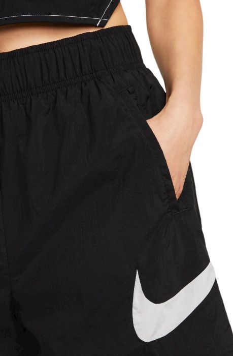 Sportswear Essential High-Rise Woven Shorts Black/White