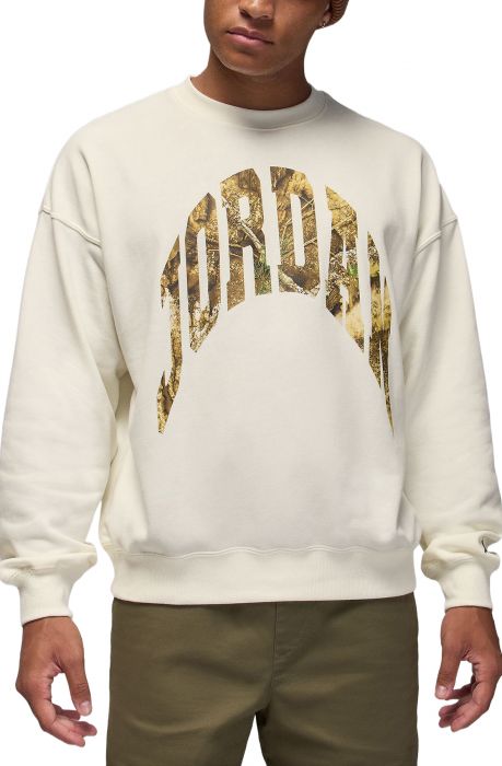  Brooklyn  French Terry Realtree Crew-Neck Sweatshirt Sail/Black