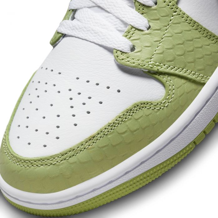 Air Jordan 1 Mid SE White/Vivid Green-White