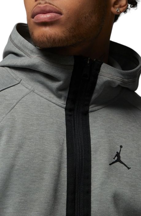 Dri-FIT Sport Air Fleece Full-Zip Hoodie Dk Grey Heather/Black