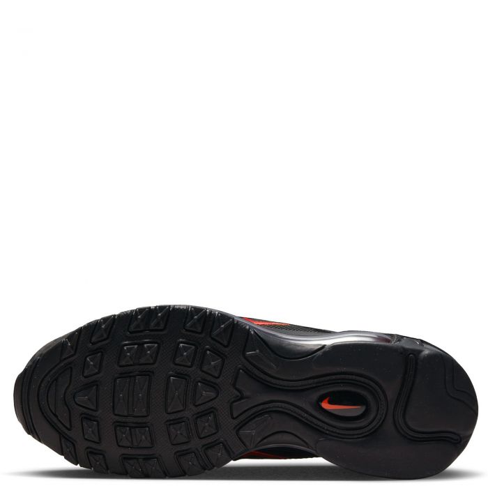 (GS) Air Max 97 Black/Black-Safety Orange