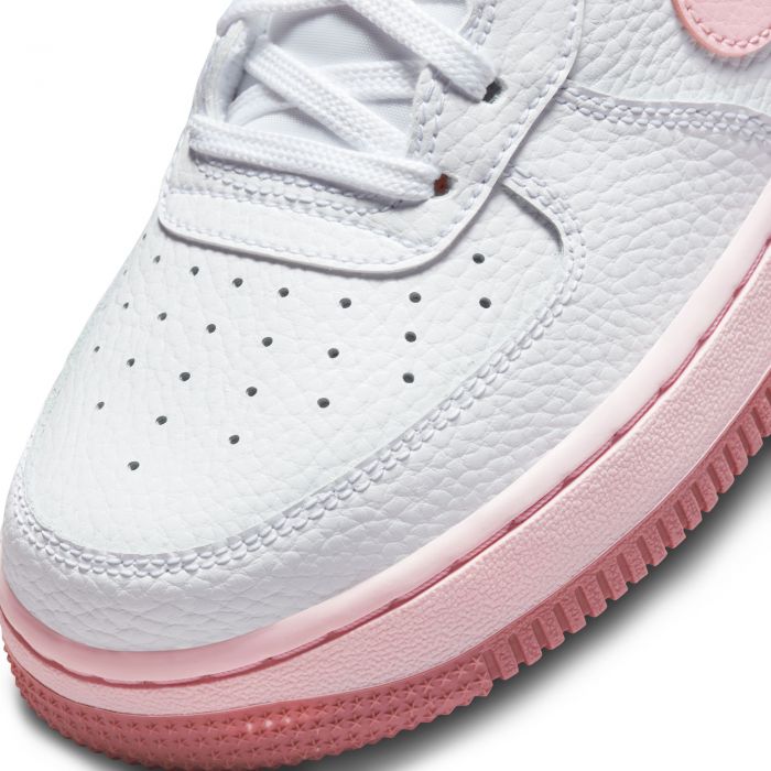 air force ones pink bottom