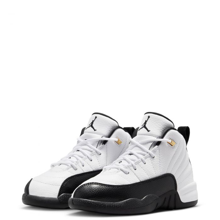 Pre-School Jordan 12 Retro Taxi White/Black-Taxi