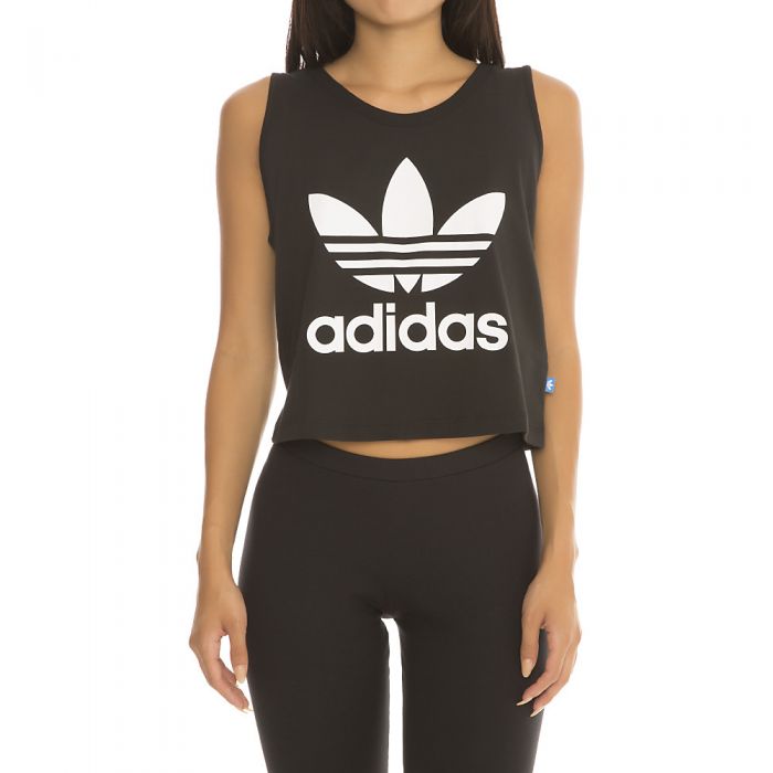 WOMEN S LOOSE CROP TANK TOP AY8135