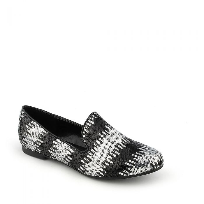 Mindy-AS Casual Flat Shoe Black/Silver