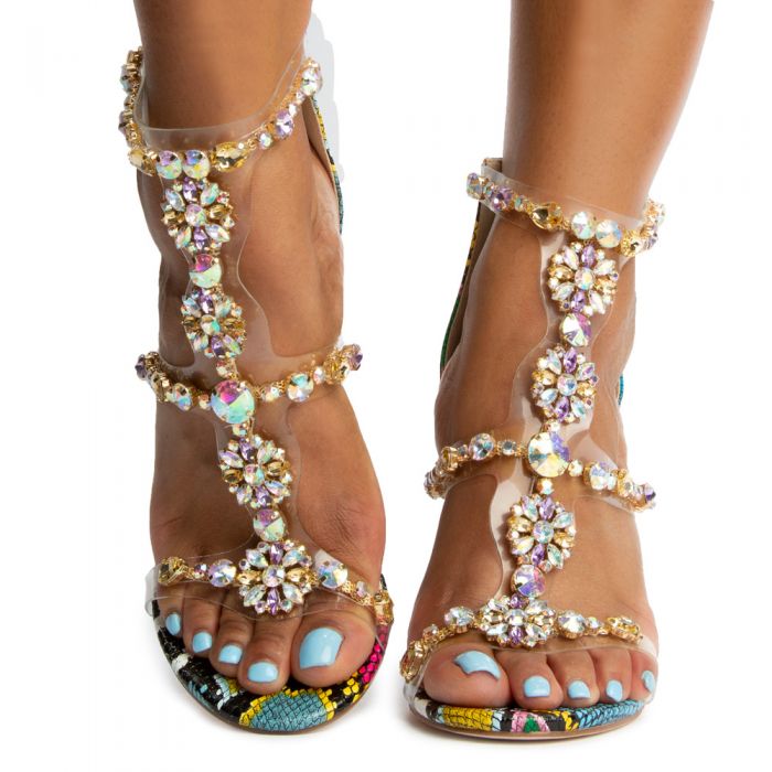 LILIANA Taylor-19 Rhinestone Heels TAYLOR-19/MUSK - Shiekh