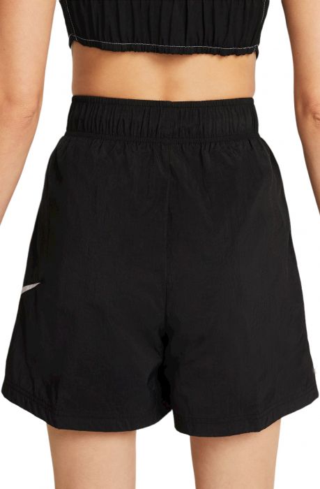 Sportswear Essential High-Rise Woven Shorts Black/White